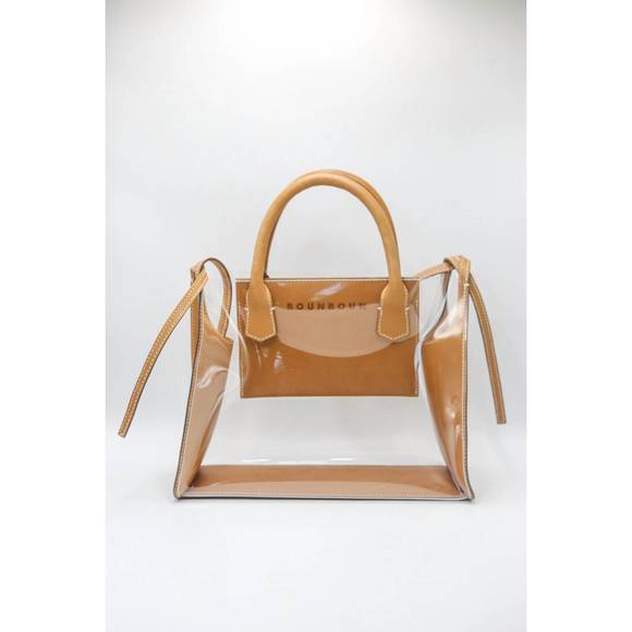 NEW BOUNBOUN women's glass tote bag in natural - Picture 1 of 3